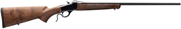 Picture of Winchester Repeating Arms 534293206 Model 1885 Low Wall Hunter 22 Hornet 1rd 24" Polished Blued Octagon Barrel, Drilled & Tapped Steel Receiver, Grade III/IV Walnut Fixed w/Pistol Grip Wood Stock