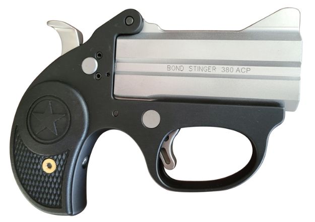 Picture of Bond Arms BASL Stinger  380 ACP 2rd 3" Matte Stainless Steel Barrel, Anodized 7075-T6 Aluminum Frame, Rebounding Hammer, Blade Front/Fixed Rear Sights, Rubber Grip, Manual Safety