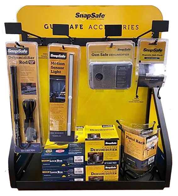 Picture of SnapSafe 77500 Safe Top Display  Yellow Countertop