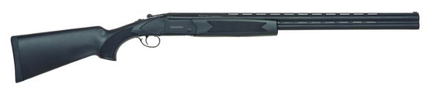 Picture of Mossberg 75470 Silver Reserve Eventide Full Size 12 Gauge Break Open 3" 2rd 28" Matte Blued Over/Under Vent Rib Barrel, Matte Blue w/Logo Steel Receiver, Black Synthetic Stock