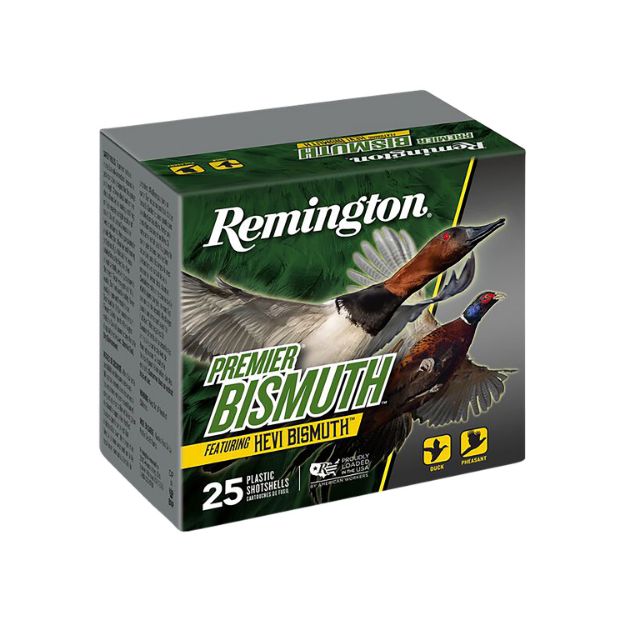 Picture of Remington Ammunition R20514 Premier Bismuth  410Gauge 3" 9/16oz 4Shot 25 Per Box/10 Case