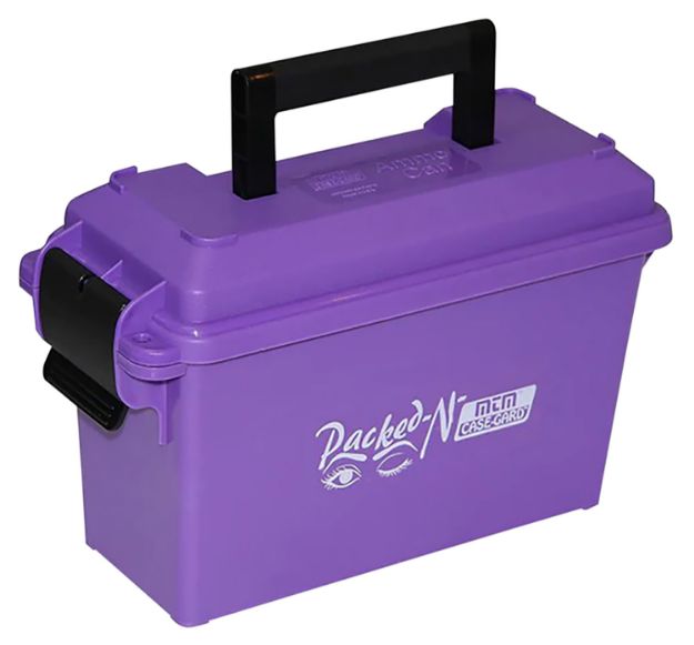 Picture of MTM Case-Gard AC30T25 Ammo Can Tall 30 Cal Purple Polypropylene