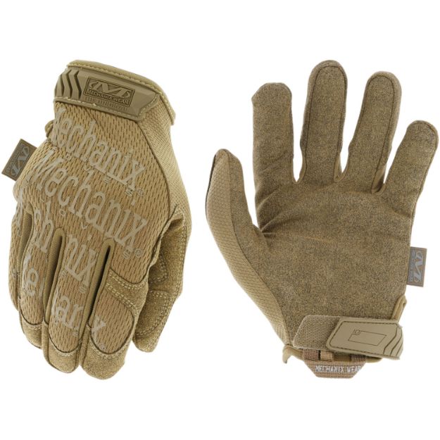 Picture of Mechanix Wear MG72008 Original  Coyote Synthetic Leather Small Velcro Closure