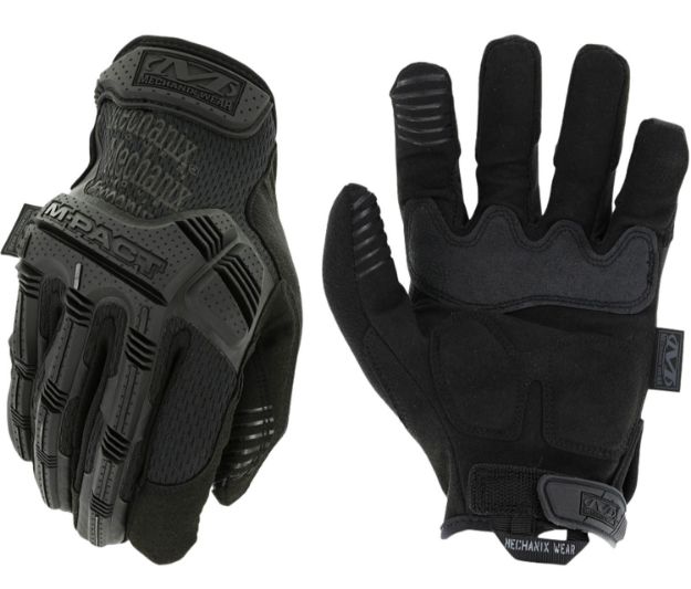 Picture of Mechanix Wear MPT-55-008 M-Pact Covert Black Synthetic Leather/Armortex Small