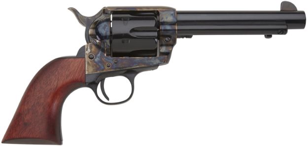 Picture of Pietta HF45CHS512NM 1873 Great Western II Californian 45 Colt (Long Colt) 6rd 5.50" Blued Steel Barrel & Cylinder, Color Case Hardened Steel Frame, Walnut Grip, Exposed Hammer