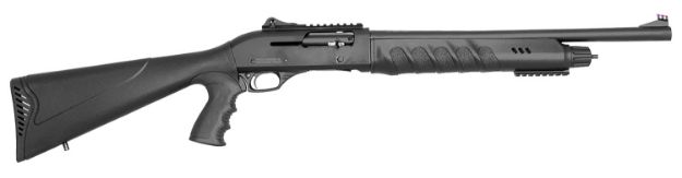 Picture of Rock Island X4 Tact LI-ON Full Size Frame 12 Gauge Semi-Auto 3" 4+1 18.50" Black Steel Barrel, Black Anodized Aluminum Receiver, Black Fixed w/Pistol Grip Synthetic Stock