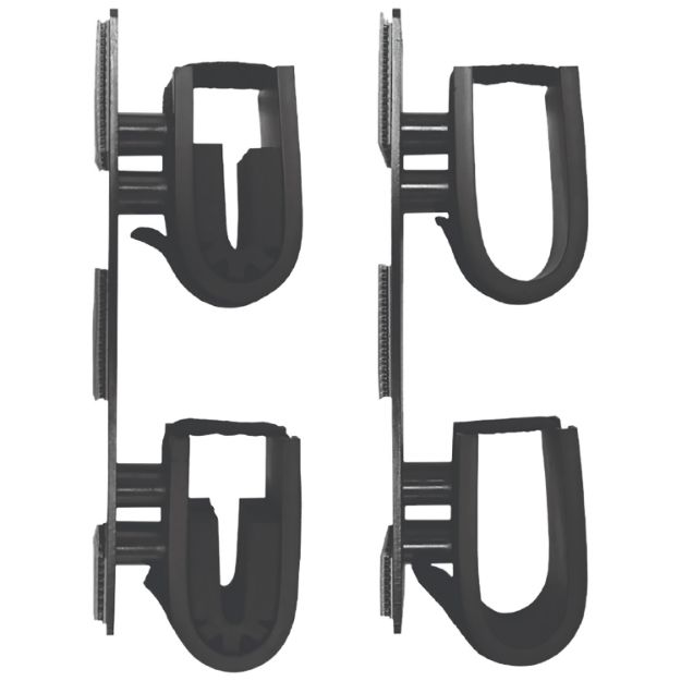 Picture of Rugged Gear 10040 Dual Lock Gun Holder Black Metal 2 Pack