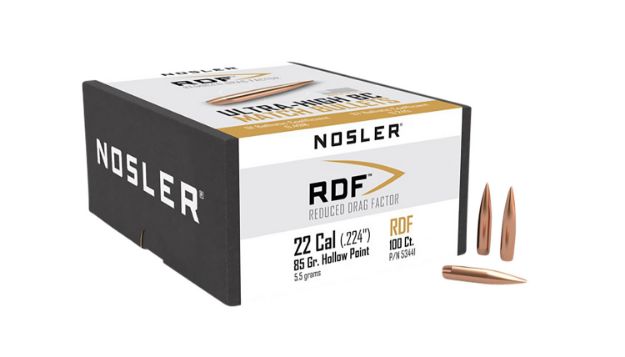 Picture of Nosler 53441 RDF Match 22Cal 85gr Hollow Point Boat Tail 100/Box