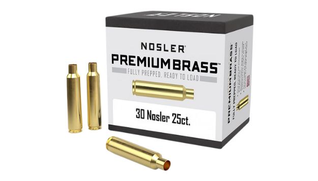 Picture of Nosler 10221 Premium Brass Unprimed Cases 30Nosler Rifle Brass 25/Box