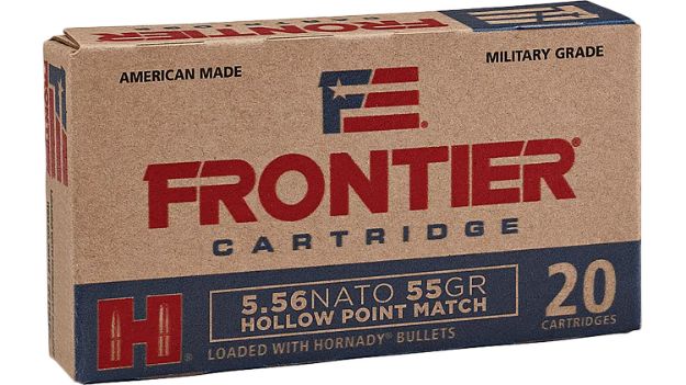 Picture of Frontier Cartridge FR240 Centerfire Rifle  5.56x45mmNATO 55gr Hollow Point Match 20 Per Box/25 Case