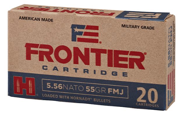 Picture of Frontier Cartridge FR260 Military Grade Centerfire Rifle 5.56x45mmNATO 62gr Full Metal Jacket 20 Per Box/25 Case