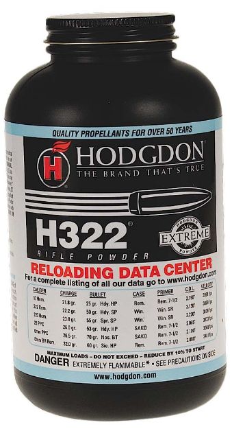 Picture of Hodgdon 3221 Extreme H322 Rifle Powder Multi-Caliber 1 lb