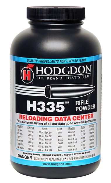 Picture of Hodgdon 3351 Spherical H335 Rifle Powder Multi-Caliber 1 lb