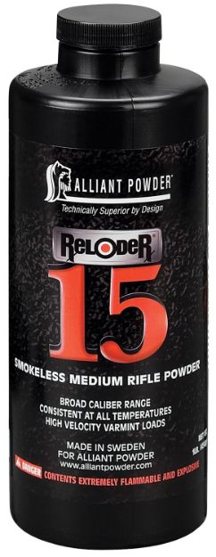 Picture of Alliant Powder RELODER15 Rifle Powder Reloder 15 Rifle Multi-Caliber Medium Rifle 1 lb