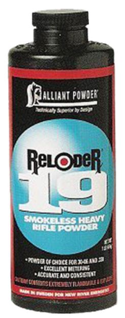 Picture of Alliant Powder RELODER19 Rifle Powder Reloder 19 Rifle Multi-Caliber 1 lb