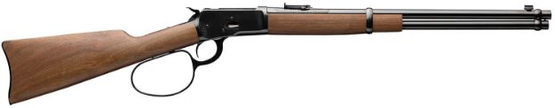 Picture of Winchester Guns 534190141 Model 1892 Large Loop Carbine 45 Colt (LC) 10+1 Cap 20" Brushed Polish Blued Rec/Barrel Satin Walnut Fixed Straight Grip Stock Right Hand (Full Size)