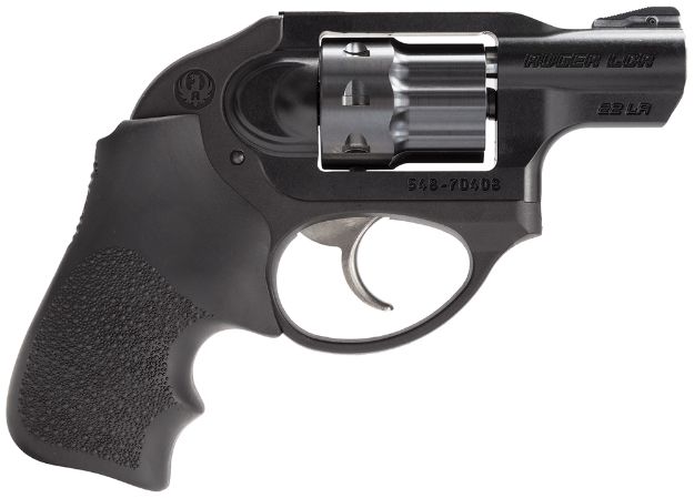 Picture of Ruger 5410 LCR  Small Frame 22 LR 8rd 1.87" Matte Black Aluminum Frame, Black PVD Cylinder, Hogue Tamer Monogrip Grip, Concealed Hammer