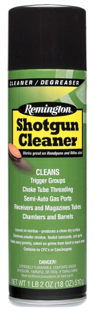 Picture of Remington Accessories 18472 Shotgun Cleaner  Removes Carbon/Lead/Plastic Fouling/Powder 18 oz Aerosol