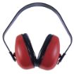 Picture of Radians DF0310HC Def-Guard Muff Polymer 23 dB Over the Head Black/Red Adult 1 Pair