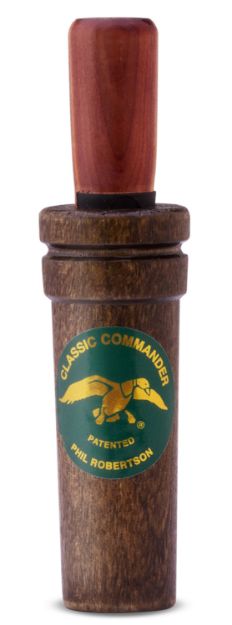 Picture of Duck Commander DC200 Classic Commander  Open Call Double Reed Mallard Hen Sounds Attracts Ducks Natural Wood