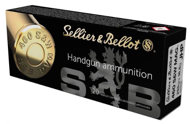 Picture of Sellier & Bellot SB460B Handgun  460S&WMag 255gr Jacketed Hollow Point 20 Per Box/12 Case