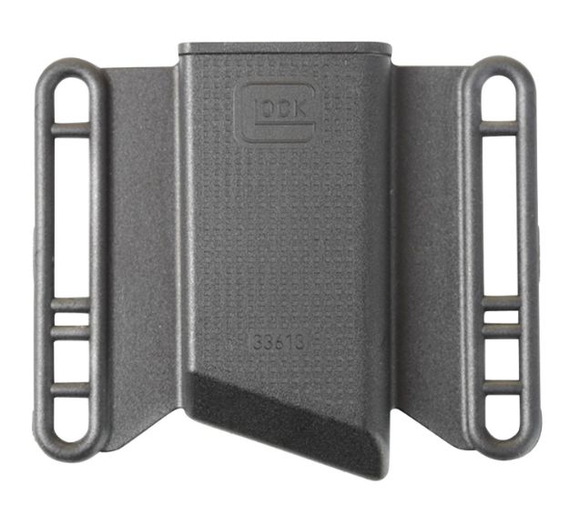 Picture of Glock MP033613 Mag Pouch  OWB Black Polymer, Belt Slide Mount Up To 2.25" Wide, Fits Glock 43 Magazines Only