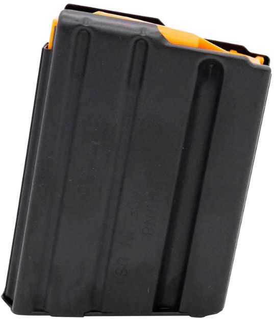 Picture of DuraMag 1023041178CPD SS  10rd 223 Rem/300 Blackout/5.56x45mm NATO for AR-15 Black w/ Orange Follower Detachable