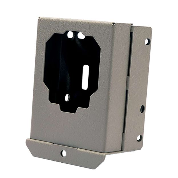 Picture of Stealth Cam STCBBSM Bear Security Box Fits Fusion/QS/QV/PX/GMAX/XV Camera Series Small Gray Powder Coated Steel