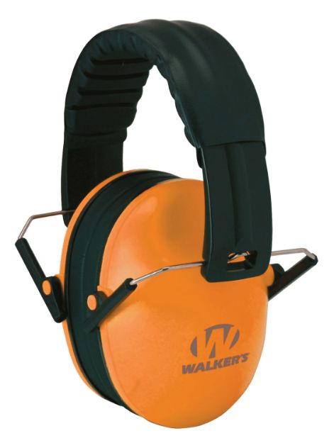 Picture of Walker's GWPFKDMOR Baby & Kids Passive Muff 23 dB Over the Head Orange Polymer