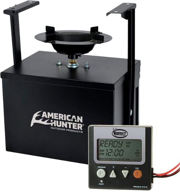 Picture of American Hunter 20558 Heavy Duty Spin Kit  8 Programs 1-30 Seconds Duration Black Features Digital Timer