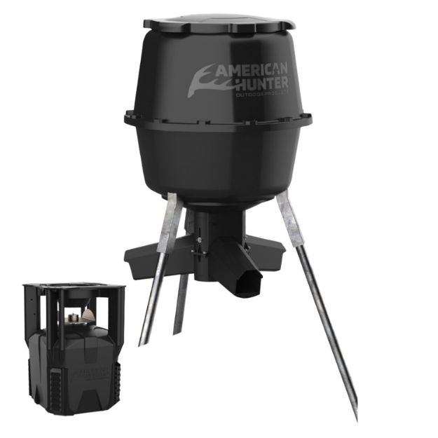 Picture of American Hunter AH225XDE XDE-Pro  16 Programs 1-60 Seconds Duration 30 Gallon Capacity Black