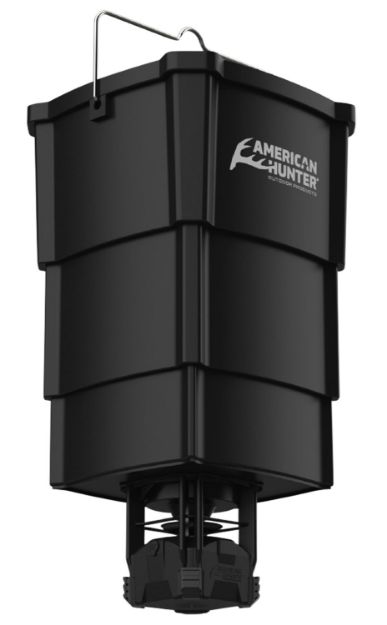 Picture of American Hunter AHNFECON Nesting Hopper w/Econ Feeder Kit Collapsible 16 Programs 1-30 Seconds Duration 5 Gallon Capacity Black