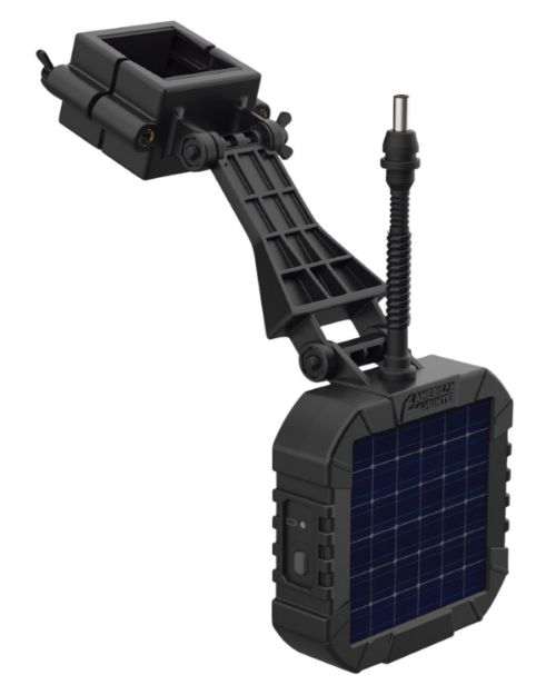 Picture of American Hunter AHSLR Power Solar Panel Fits XD-Pro/XDE-Pro/Econ Feeder Kits 6V Internal Rechargeable Li-ion Battery Black