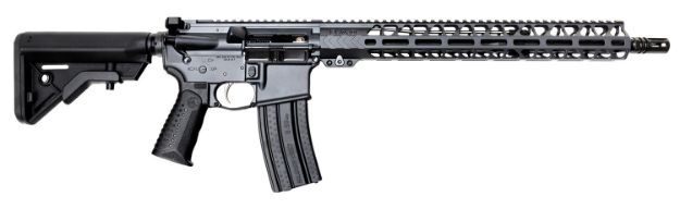 Picture of Battle Arms Development WORKHORSE 010 Workhorse Patrol 223 Wylde 16" 30+1 Battlearms Gray 6 Position B5 Bravo Adjustable Stock Black Polymer Grip