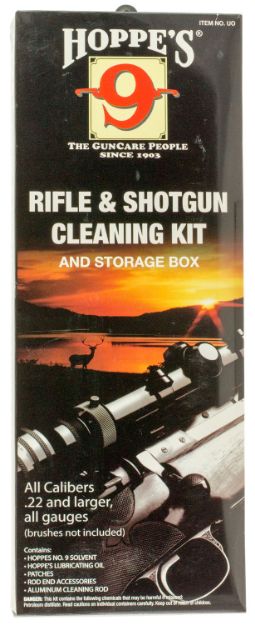 Picture of Hoppe's UO Rifle & Shotgun Cleaning Kit All-Calibers Includes Storage Box