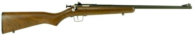 Picture of Crickett KSA2238 Youth  22 LR 1rd 16.12" Blued Barrel & Receiver, Fixed Front/Adjustable Rear Peep Sights, Walnut Stock w/11.5" LOP, Rebounding Firing Pin Safety