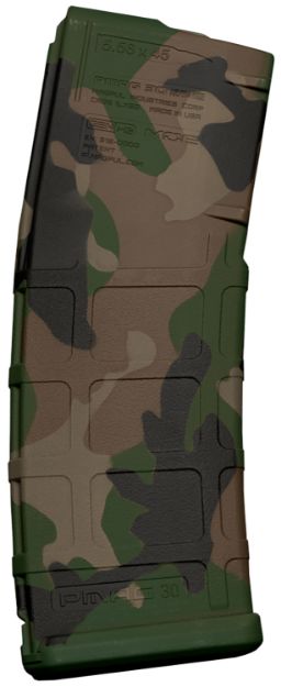 Picture of Weapon Works 228034 PMAG GEN M2 MOE 30rd Fits AR/M4 M81 Woodland Polymer