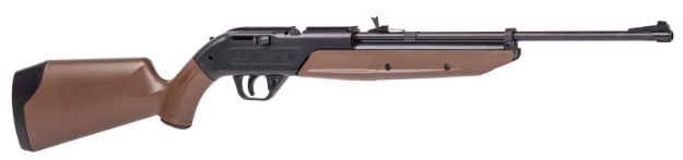 Picture of Crosman 760B 760 Pumpmaster Pump Air Rifle 177 18+1 Black Smooth Bore Steel Barrel, Black Receiver, Brown Synthetic Stock, Crossbolt Safety