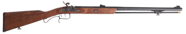 Picture of Traditions R392001 ShedHorn  50 Cal Musket 26" Fluted, Black Cerakote Barrel/Rec, Hardwood Stock, Williams Fiber Optic Sights, Accelerator Breech Plug