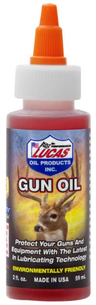 Picture of Lucas Oil 10006 Lucas Gun Oil  Cleans, Lubricates, Prevents Rust & Corrosion 2 oz Squeeze Bottle