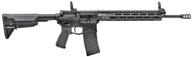 Picture of Springfield Armory STE916556B SAINT Edge 5.56x45mm NATO 30+1 16" Black Melonite Barrel Black Hard Coat Anodized Rec Black Adjustable Bravo Mod 0 SopMod Stock Black Bravo Mod 2 Grip Right Hand