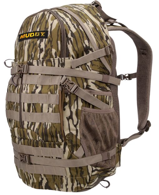 Picture of Muddy MUD-BPK-1300MO Pro 1300 Hunting Pack Mossy Oak Bottomland Polyester Zipper/Buckles Closure