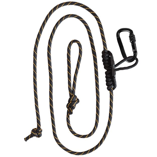 Picture of Muddy MUDMSA070 Safety Harness Lineman's Rope Black Nylon