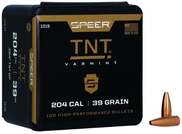 Picture of Speer 1015 TNT  204Cal 39gr TNT Hollow Point 100 Per Box/5 Case