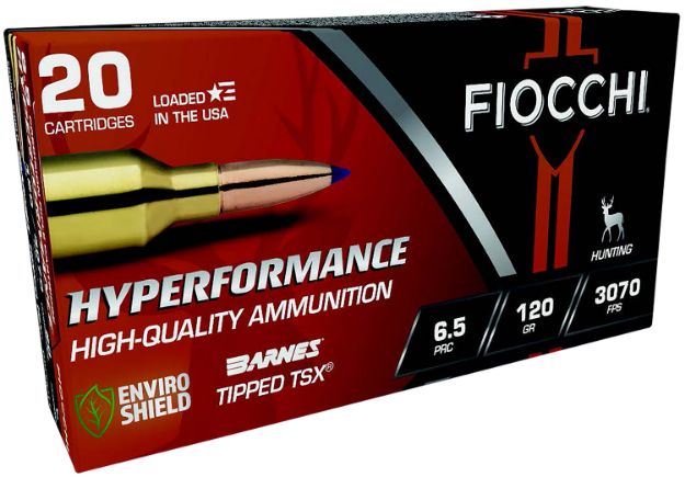 Picture of Fiocchi 65PRCTT Hyperformance  6.5PRC 120gr Barnes Tipped TSX 20 Per Box/10 Case