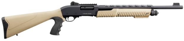 Picture of Charles Daly 930279 301  12 Gauge 3" 5+1 18.50" Barrel w/Heat Shield, Black Metal Finish,  Synthetic Flat Dark Earth Fixed Pistol Grip Stock & Forend, Auto Ejection, Includes 3 Choke Tubes