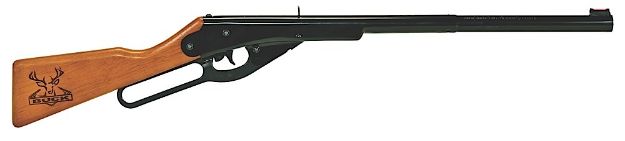 Picture of Daisy 2105 Buck Youth Air 177 400rd Shot Black Black Receiver Stained Hardwood