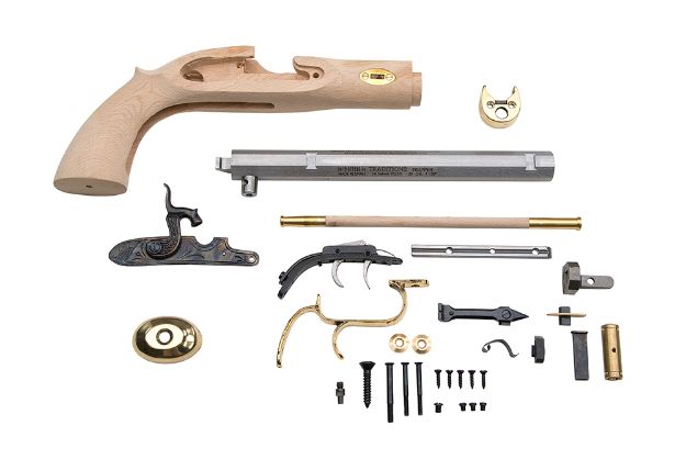 Picture of Traditions KPC51002 Trapper Pistol Kit 50 Cal Percussion 9.75" Blued Octagon Barrel Sidelock Action