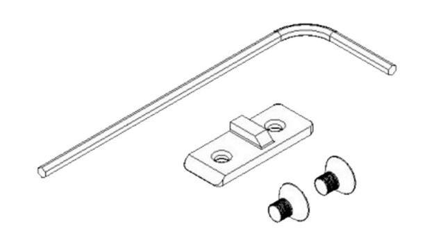 Picture of Kel-Tec S2K205CZ75 Mag Catch Kit Mag Catch Kit made of Steel with Black Finish for CZ 75 Sub 2000 Gen2 Magazines