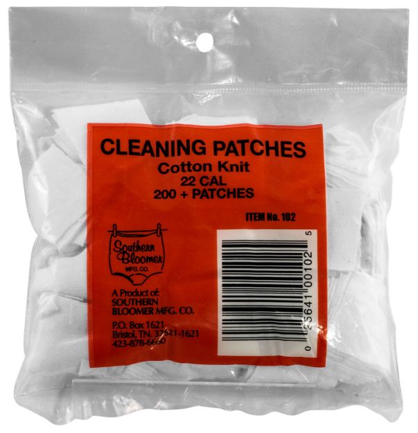 Picture of Southern Bloomer 102 Cleaning Patches .22 Cal Cotton 200 Per Pack